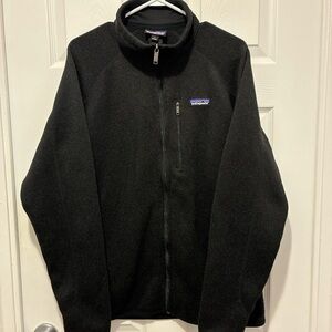 Black Patagonia Full-Zip Better Sweater